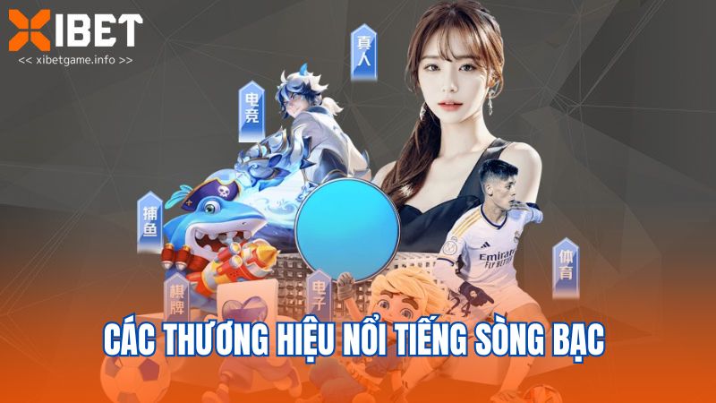 Các thương hiệu nổi tiếng sòng bạc